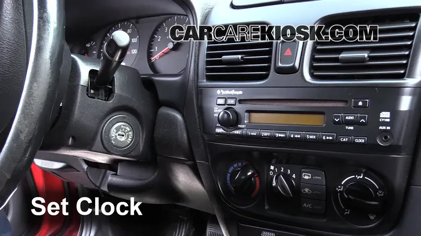 2006 Nissan Sentra S 1.8L 4 Cyl. Horloge